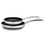 Scanpan CS+ 2-Piece Nonstick Fry Pan Set, 8" & 10.25", Stainless Steel, Induction Ready