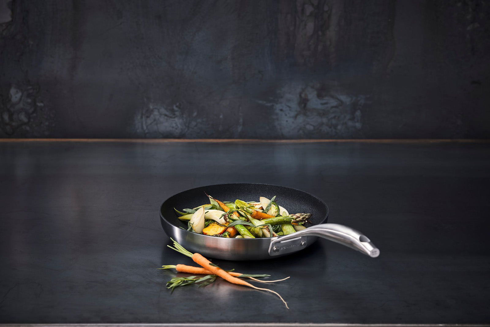 Scanpan CS+ 9.5-Inch Stainless Steel Nonstick Fry Pan, Induction Ready