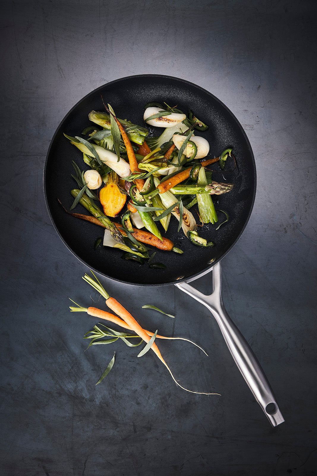 Scanpan CS+ 12.5-Inch Stainless Steel Nonstick Fry Pan, Induction Ready