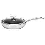 Scanpan CS+ 3-Quart Covered Sauté Pan, Stainless Steel Nonstick, Induction Ready