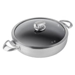 Scanpan CS+ 4-Quart Covered Chef Pan, Stainless Steel Nonstick, Induction Ready