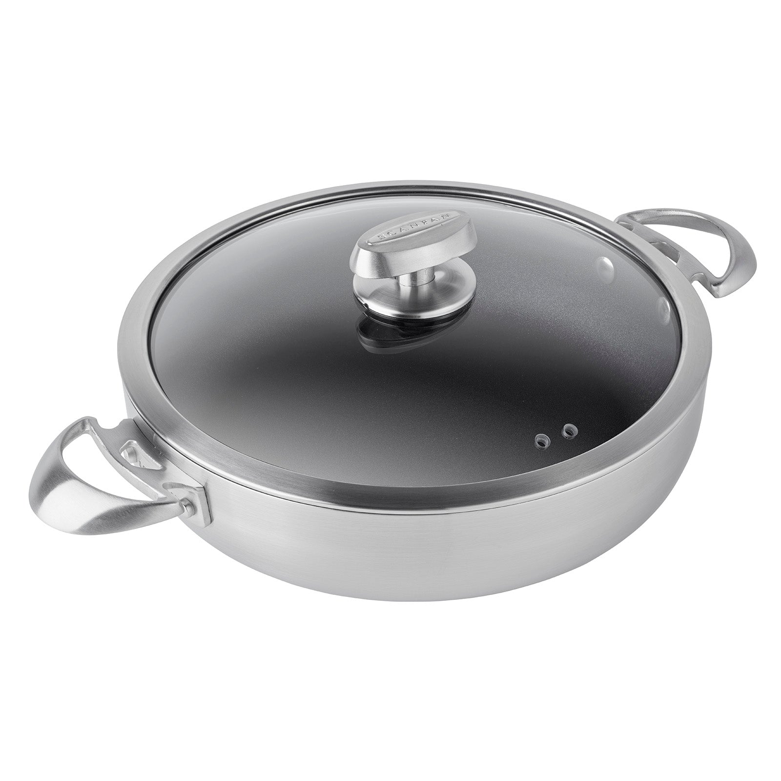 Scanpan CS+ 4-Quart Covered Chef Pan, Stainless Steel Nonstick, Induction Ready