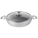 Scanpan CS+ 4-Quart Covered Chef Pan, Stainless Steel Nonstick, Induction Ready