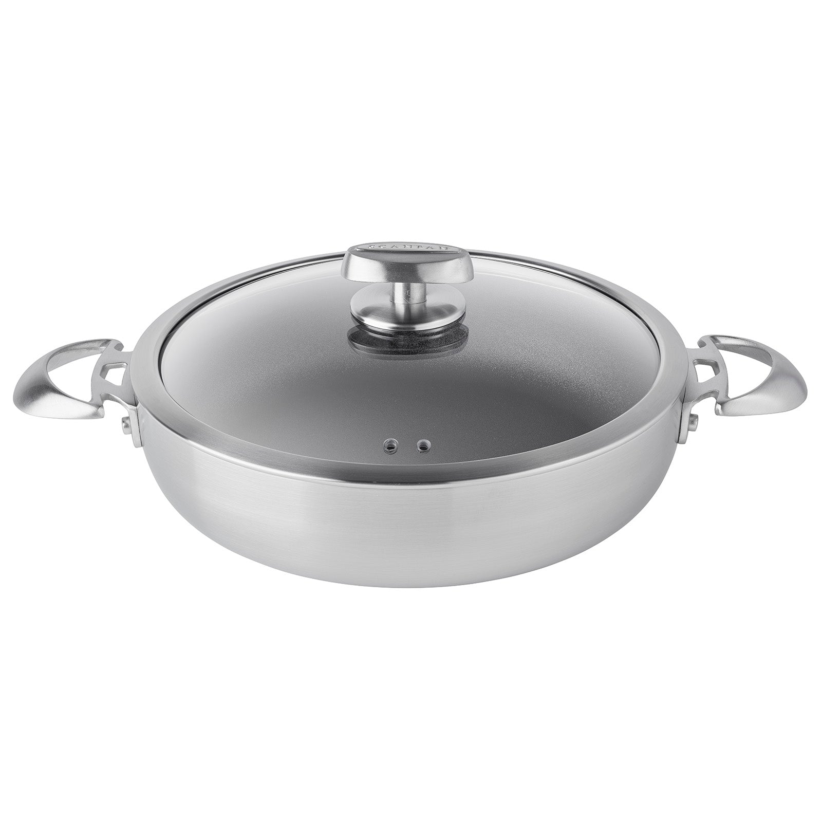 Scanpan CS+ 4-Quart Covered Chef Pan, Stainless Steel Nonstick, Induction Ready