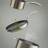 Scanpan CS+ 4-Quart Covered Saucepan, Stainless Steel Nonstick, Induction Ready