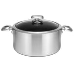 Scanpan CS+ 7.5-Quart Covered Dutch Oven, Stainless Steel Nonstick, Induction Ready