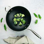 Scanpan CS+ 12.5-Inch Stainless Steel Nonstick Wok, Induction Ready