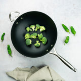 Scanpan CS+ 12.5-Inch Stainless Steel Nonstick Wok, Induction Ready