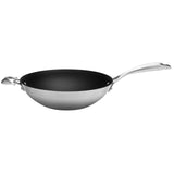 Scanpan CS+ 12.5-Inch Stainless Steel Nonstick Wok, Induction Ready