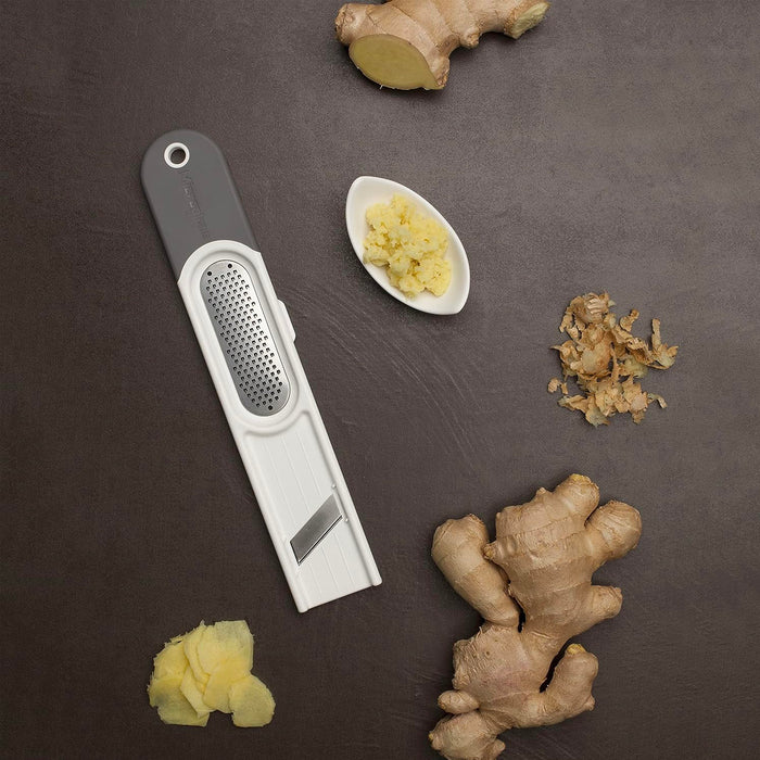 Microplane 3-in-1 Ginger Tool, White