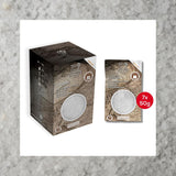 Peugeot Salt & Pepper Sachet Bundle – 14 Sachets Total – Tan Hoi Black Peppercorns (7 x 20g) & Coarse Dry White Salt (7 x 50g)