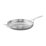 Demeyere Industry 5-Ply 12.5" Stainless Steel Fry Pan with Helper Handle
