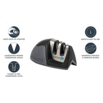 Kitchen IQ Edge Grip 2 Stage Knife Sharpener Kitchen Knife Sharpening 50009