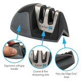 Kitchen IQ Edge Grip 2 Stage Knife Sharpener Kitchen Knife Sharpening 50009