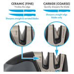 Kitchen IQ Edge Grip 2 Stage Knife Sharpener Kitchen Knife Sharpening 50009