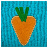 MU Kitchen Scrubsy Dish Cloth and Scrubber, Carrot