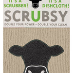 MU Kitchen Scrubsy Dish Cloth and Scrubber, Cow