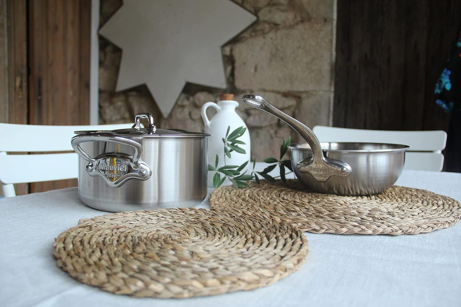 Mauviel M'Urban 3.4 Quart Saute Pan with Lid