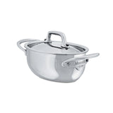 Mauviel M'Minis Oval Cocotte With Lid, 4.7 Inch