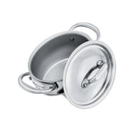 Mauviel M'Minis Oval Cocotte With Lid, 4.7 Inch