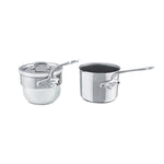 Mauviel M'Cook 0.9 Quart Bain Marie with Lid, 4.7 Inch