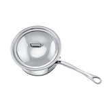 Mauviel M'Cook 0.8 qt. Stainless Steel Saucepan & Lid