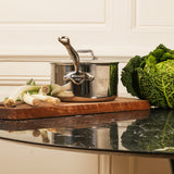 Mauviel M'Cook 1.2 qt Stainless Steel Saucepan & Lid