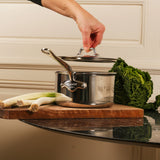 Mauviel M'Cook 1.2 qt Stainless Steel Saucepan & Lid