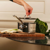 Mauviel M'Cook 1.9 qt Stainless Steel Saucepan & Lid