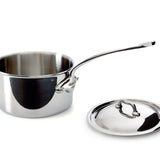 Mauviel M'Cook 2.6 qt Stainless Steel Saucepan & Lid