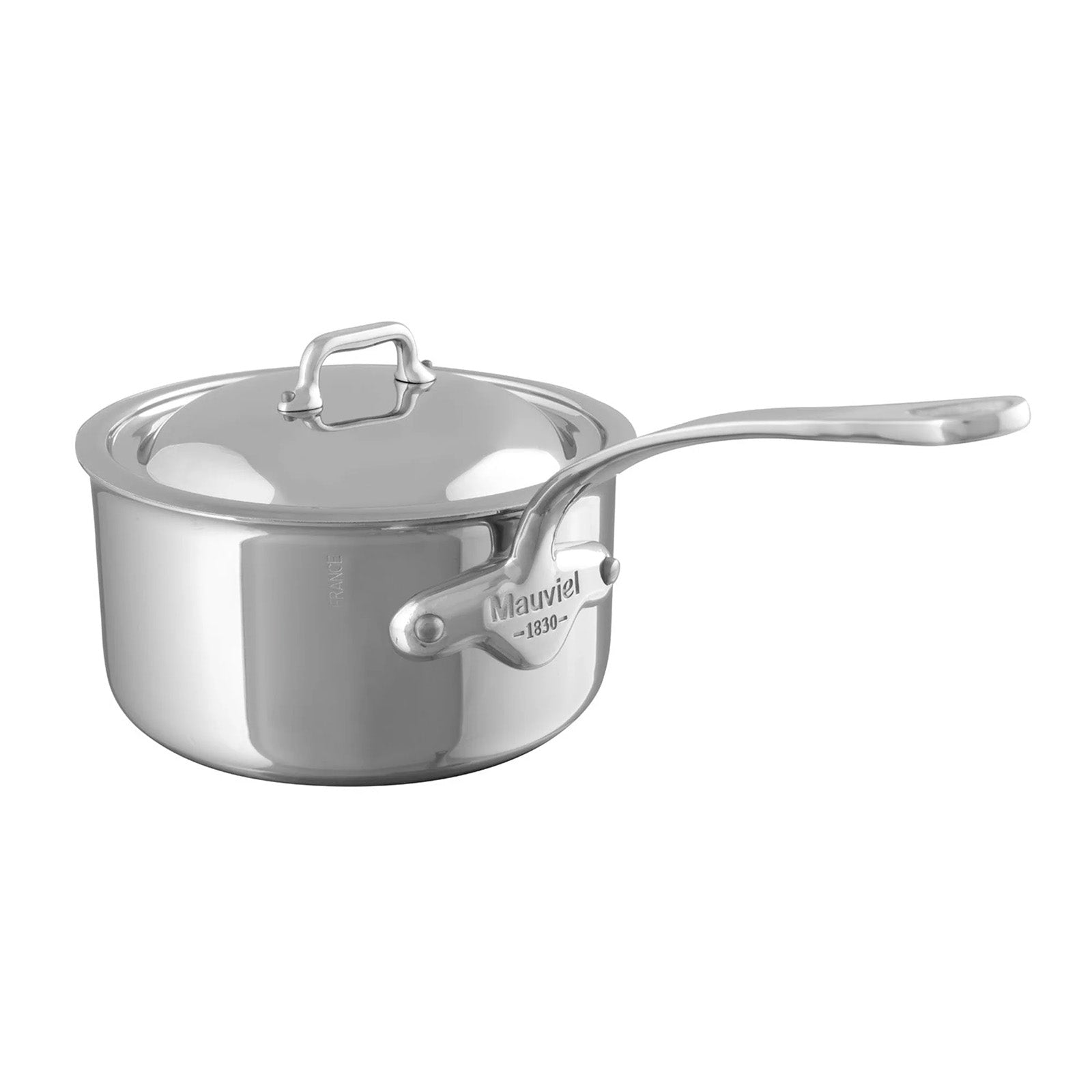 Mauviel M'Cook 3.6 qt Stainless Steel Saucepan & Lid