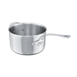 Mauviel M'Cook 4.8 Quart Stainless Steel Saucepan, 9.4 Inch
