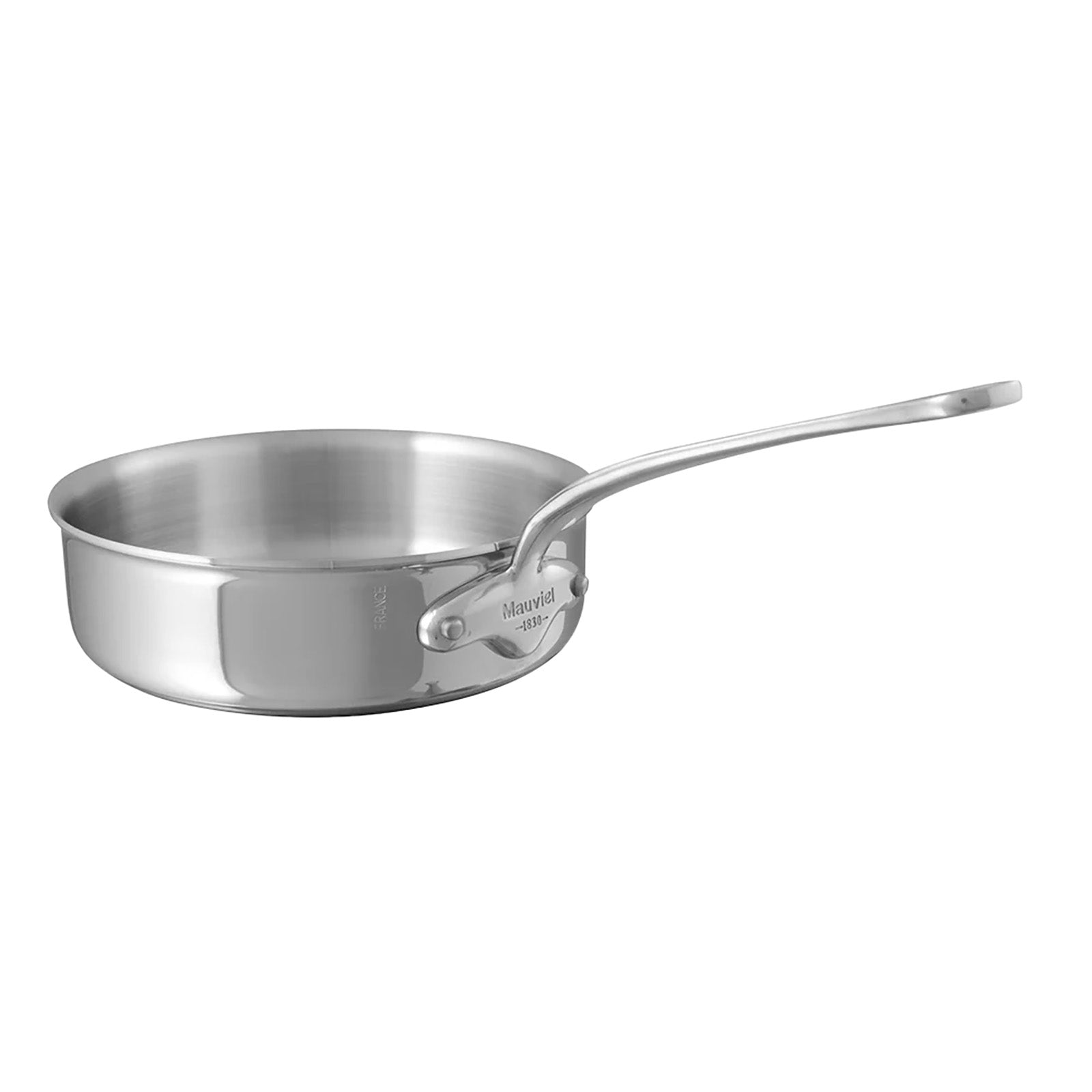 Mauviel M'Cook 3.2 qt. Stainless Steel Saute Pan With Helper Handle