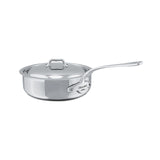 Mauviel M'Cook 3.2 qt. Stainless Steel Saute Pan & Lid