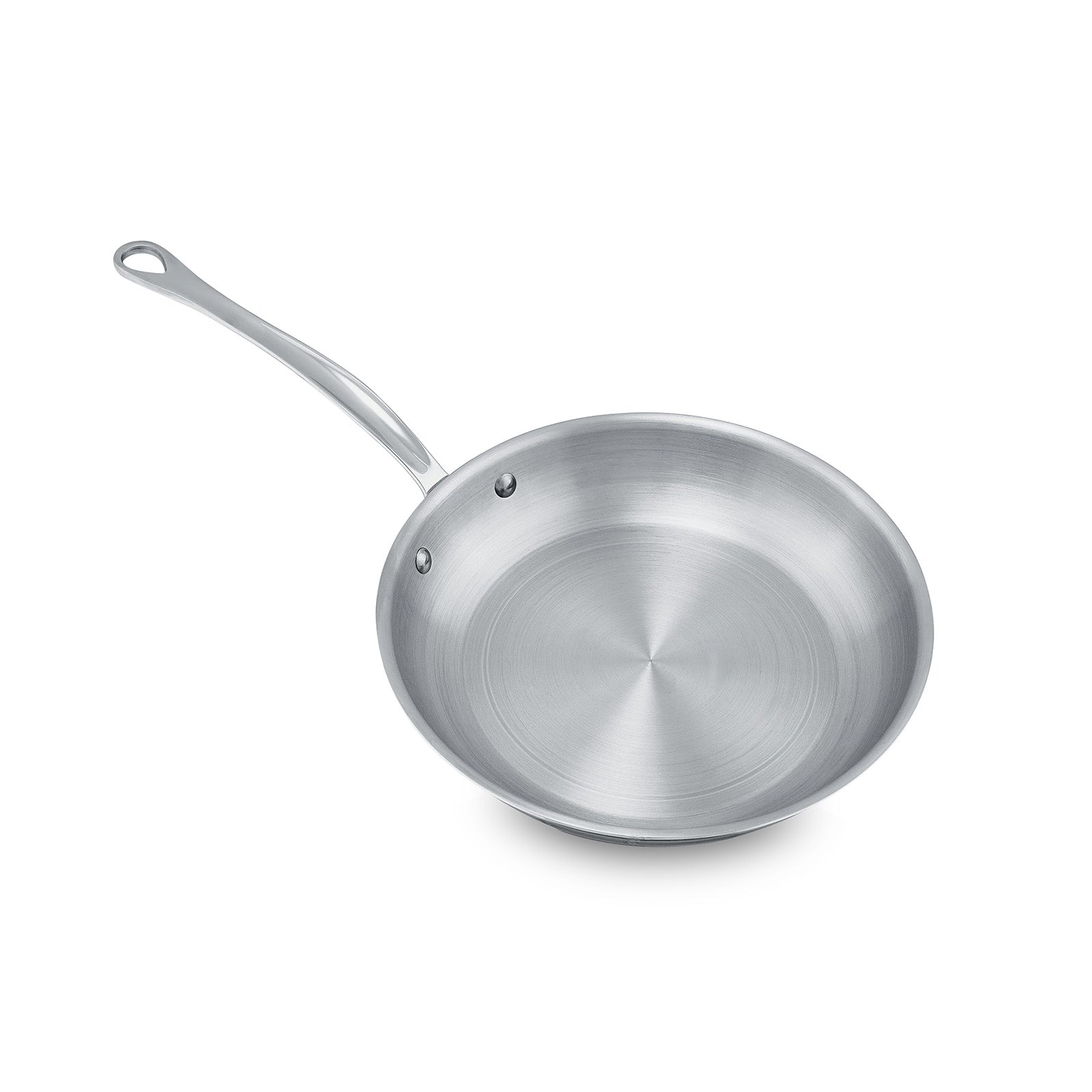 Mauviel M'Cook 11.8 Inch Stainless Steel Round Frying Pan