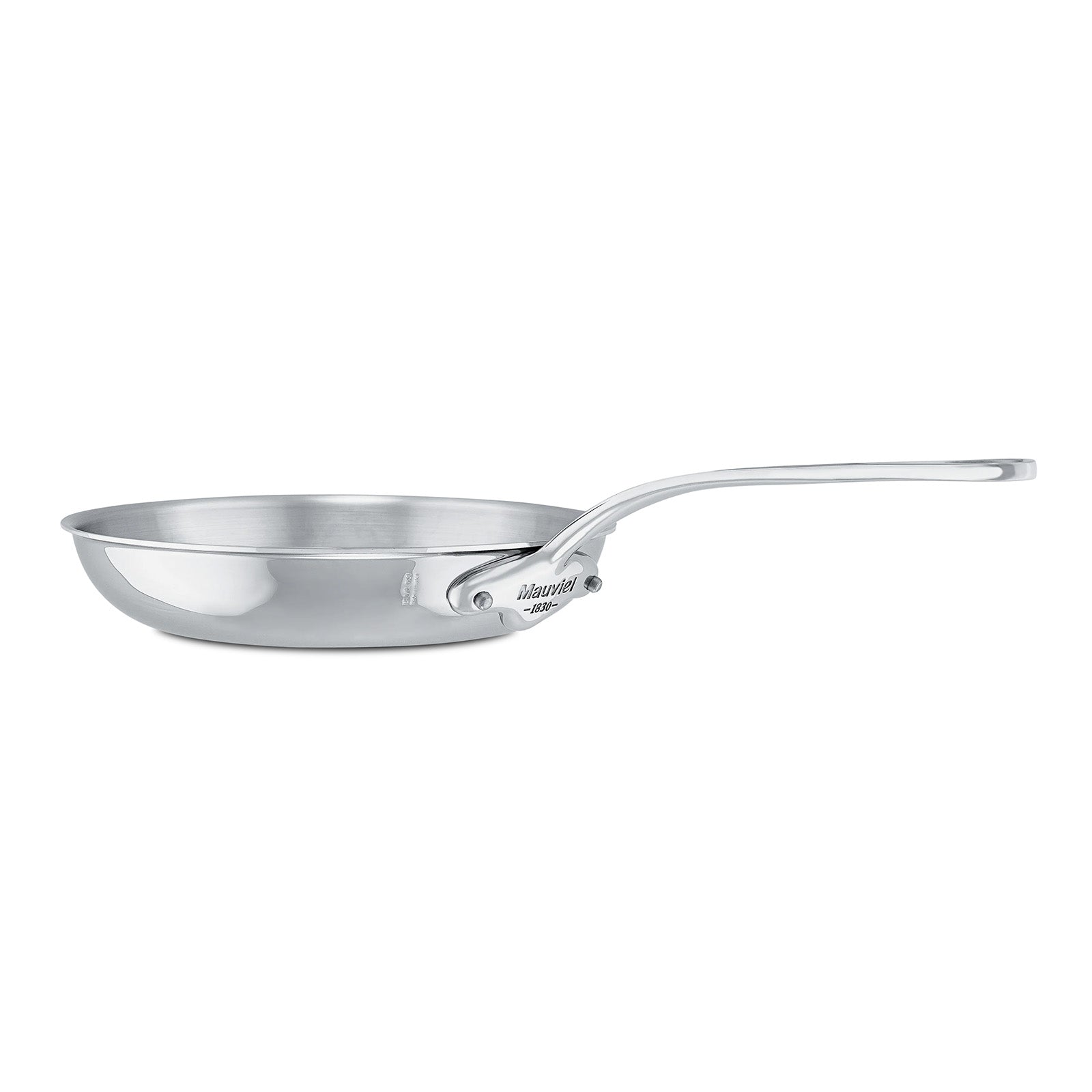Mauviel M'Cook 11.8 Inch Stainless Steel Round Frying Pan