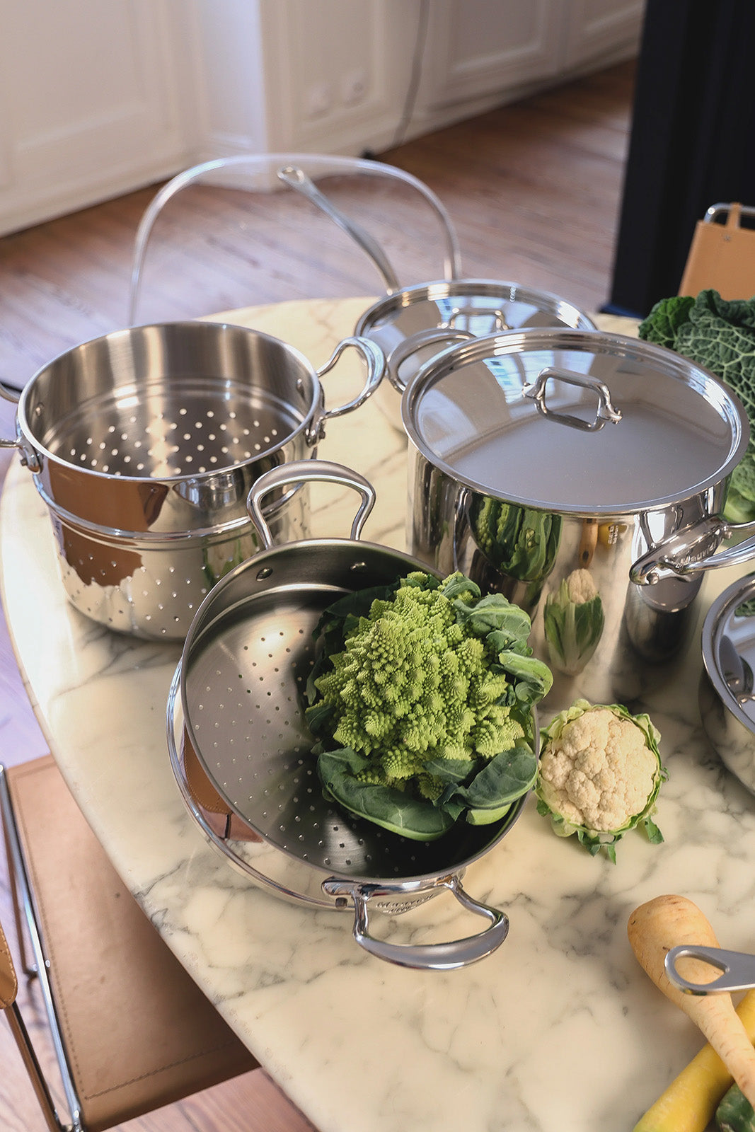 Mauviel M'Cook 9.5 Steel Steamer Insert