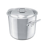 Mauviel M'Cook 9.1 qt. Ferritic Steel Magnetic Stock Pot with Lid