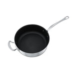 Mauviel M'Cook Stainless Steel Nonstick Saute Pan, 9.4 Inch