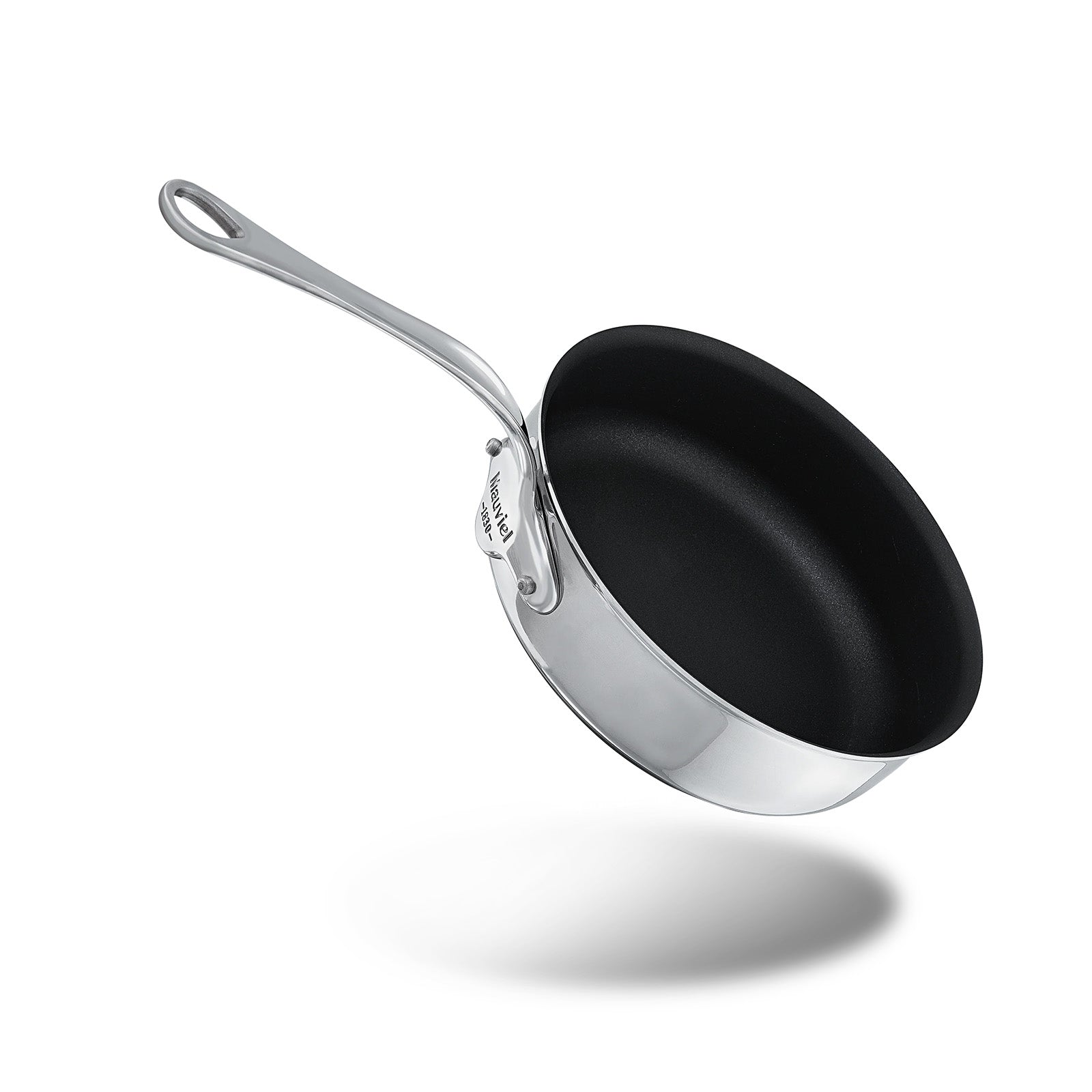 Mauviel M'Cook Stainless Steel Nonstick Saute Pan, 9.4 Inch
