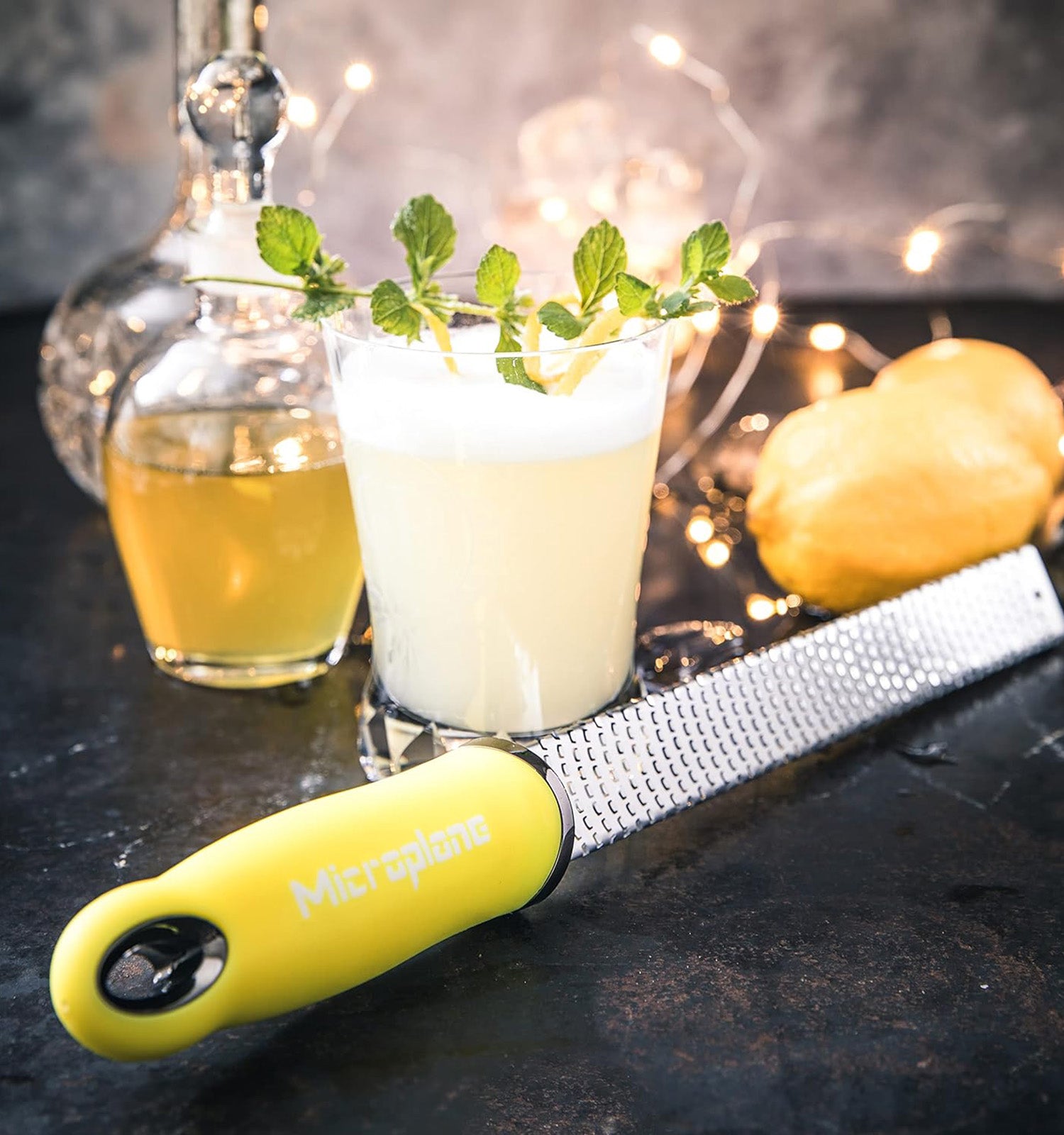 Microplane Premium Classic Zester Grater, Neon Yellow