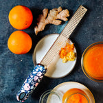 Microplane Premium Classic Zester Grater, Blue Floral