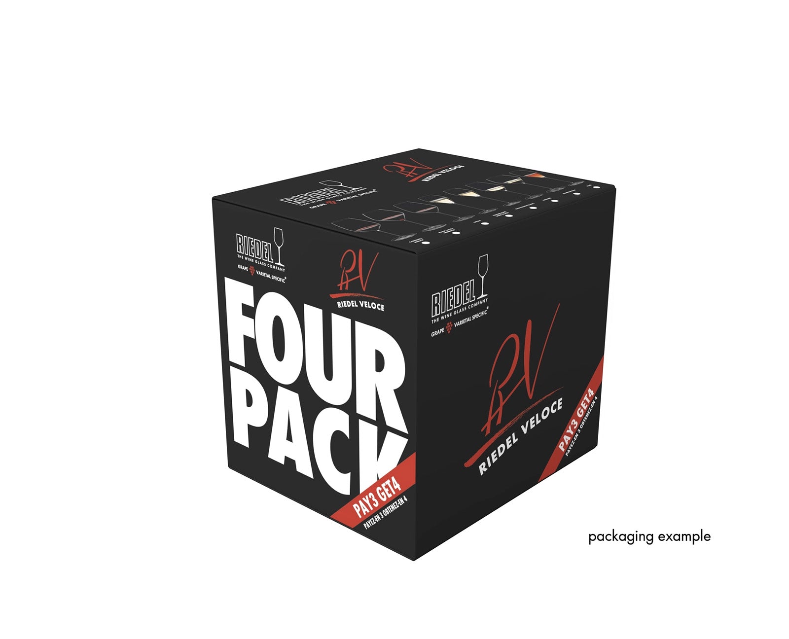 Riedel Veloce Cabernet/Merlot Wine Glass, Buy 3 Get 4