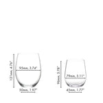 Riedel O Viognier/Chardonnay & Cabernet/Merlot Wint Tumbler Set, Buy 6 Get 8