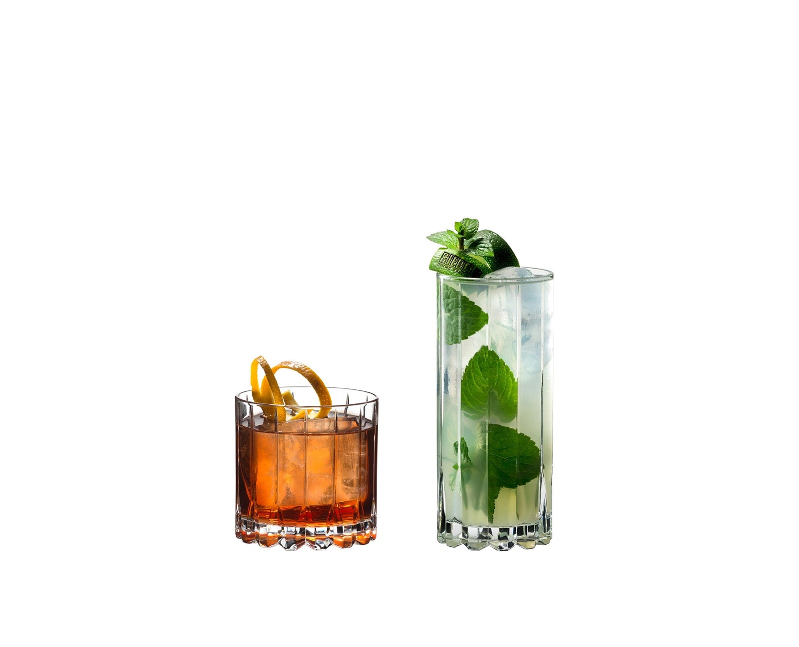 Riedel 8 Piece Bar Glassware Set, 4 Rocks and 4 Highball