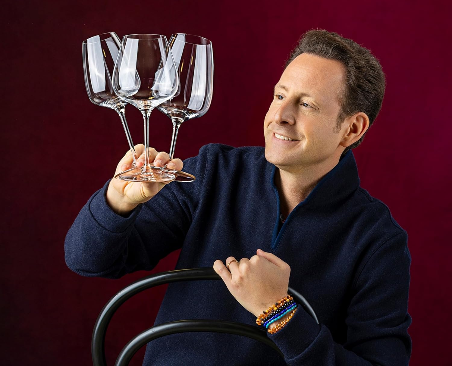 Grape@Riedel Cebernet/Merlot Wine Glass, Buy 3 Get 4, 29.25 Ounce