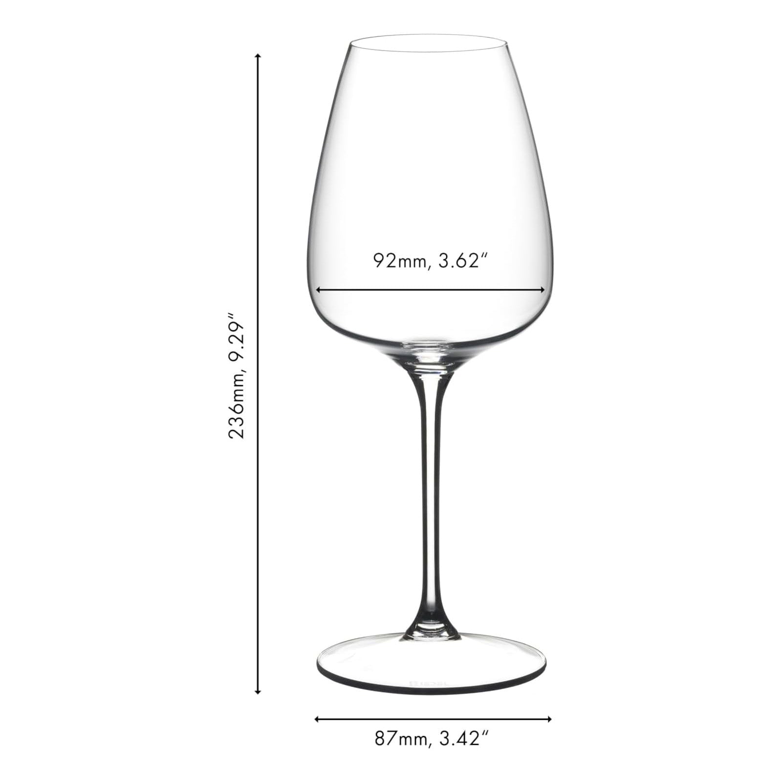 Grape@Riedel White Wine/Rose/Champagne Wine Glass, Buy 3 Get 4, 19.4 Ounce