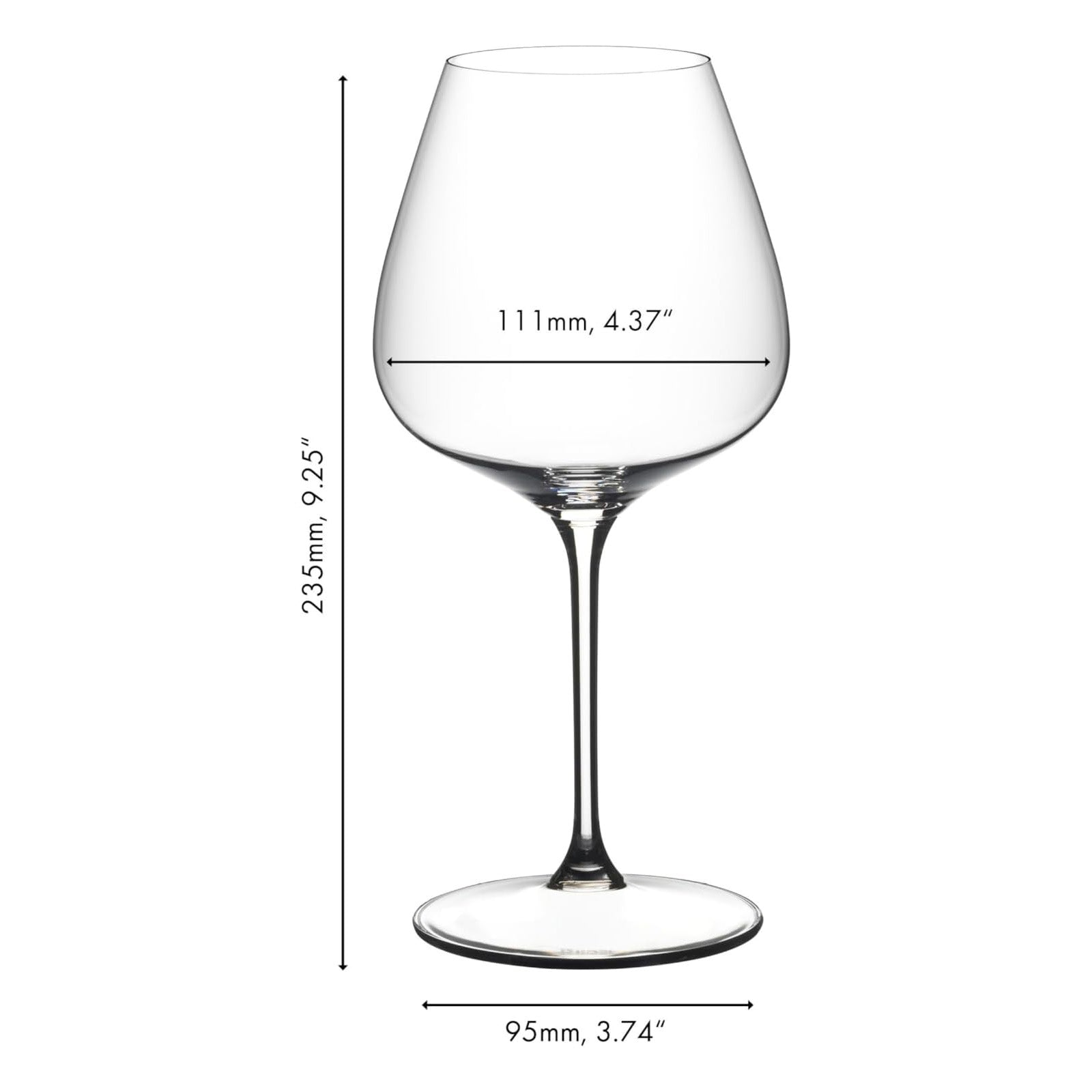 Grape@Riedel Pinot Noir/Nebbiolo Wine Glass, Buy 3 Get 4, 26.5 Ounce