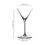 Grape@Riedel Martini Cocktail Glass, Buy 3 Get 4, 7 Ounce