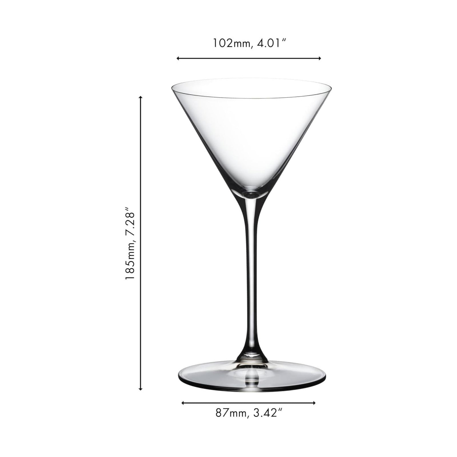 Grape@Riedel Martini Cocktail Glass, Buy 3 Get 4, 7 Ounce